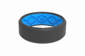 Men's Groove Ring Edge