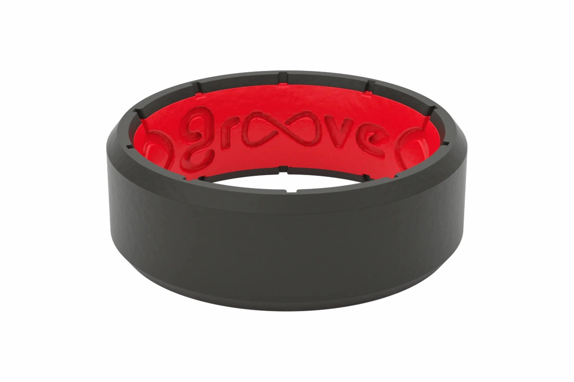Men's Groove Ring Edge