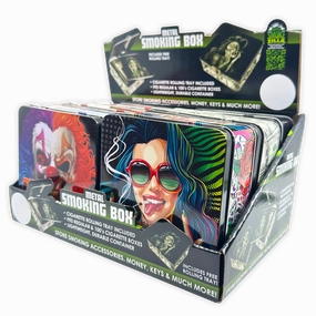 Metal Storage Box with Roll Tray - 6 Pieces Per Retail Ready Display 23253