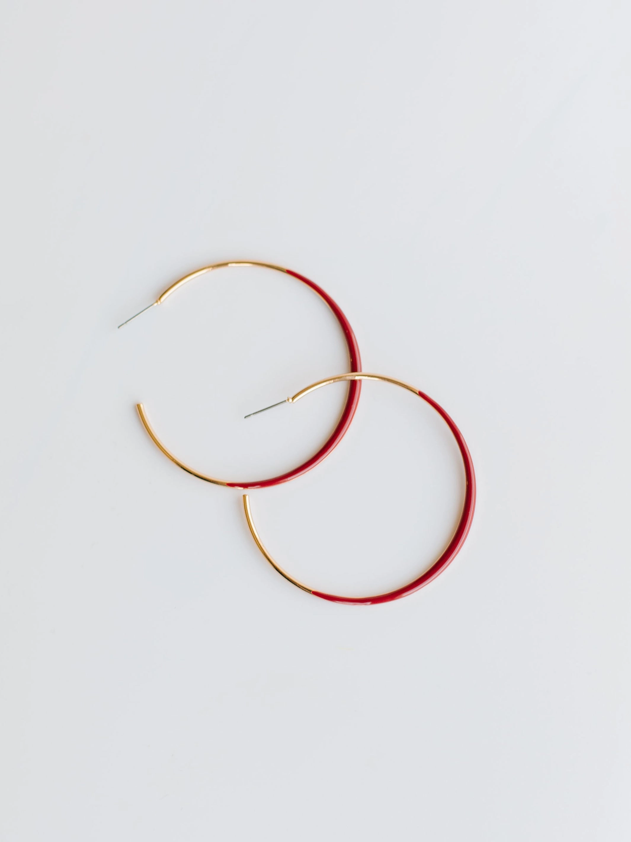 Natalie Earrings | Crimson