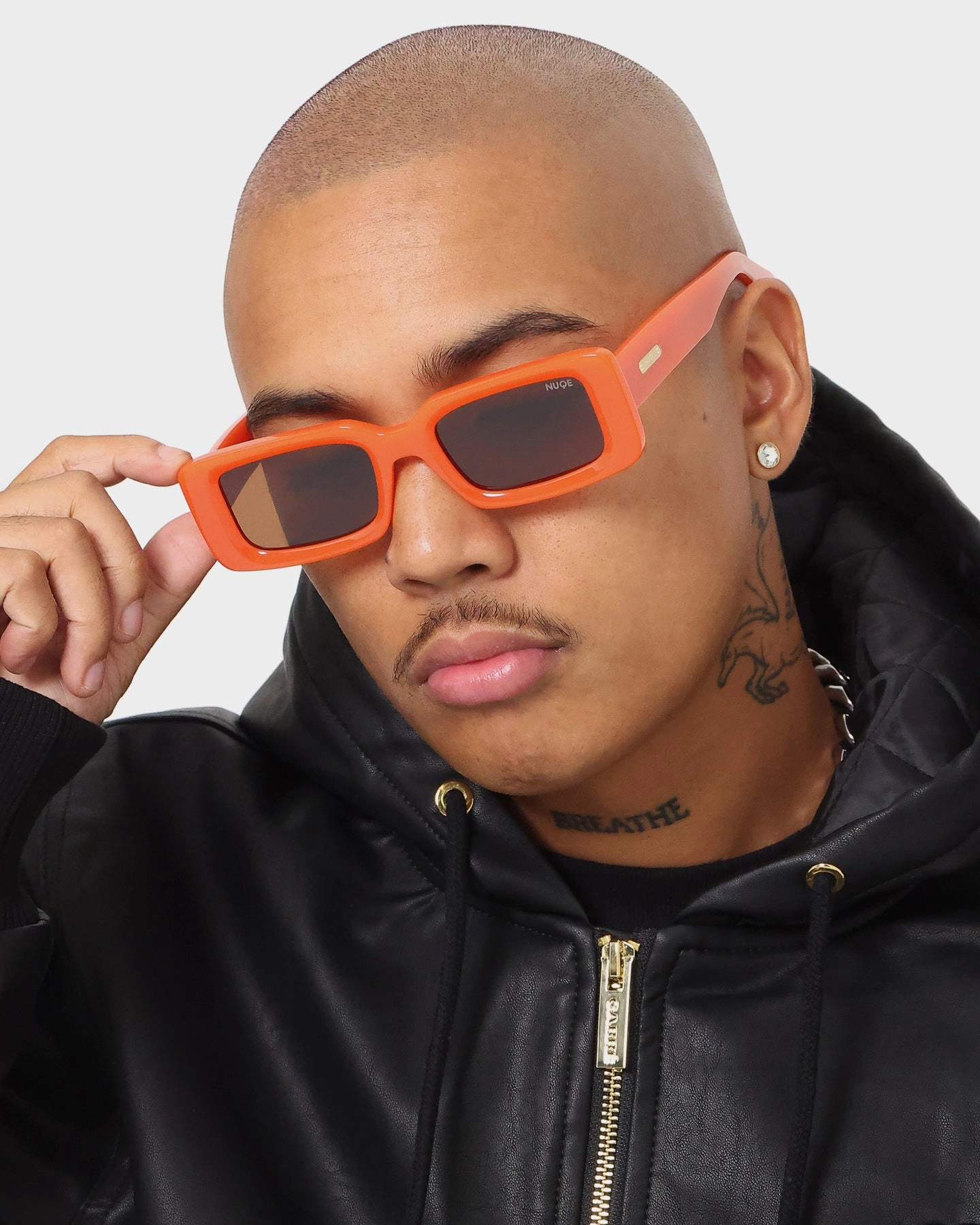 NUQE Fragment Sunglasses Orange/Brown