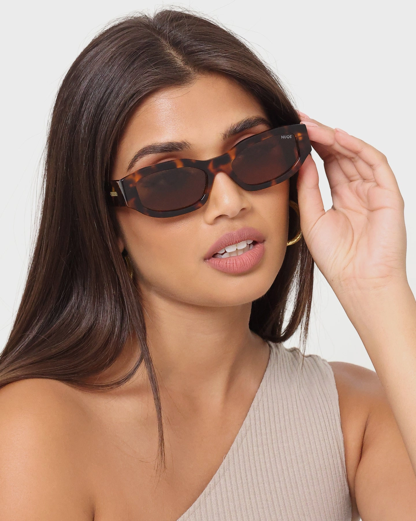 NUQE Road Runner Sunglasses Tort/Gold