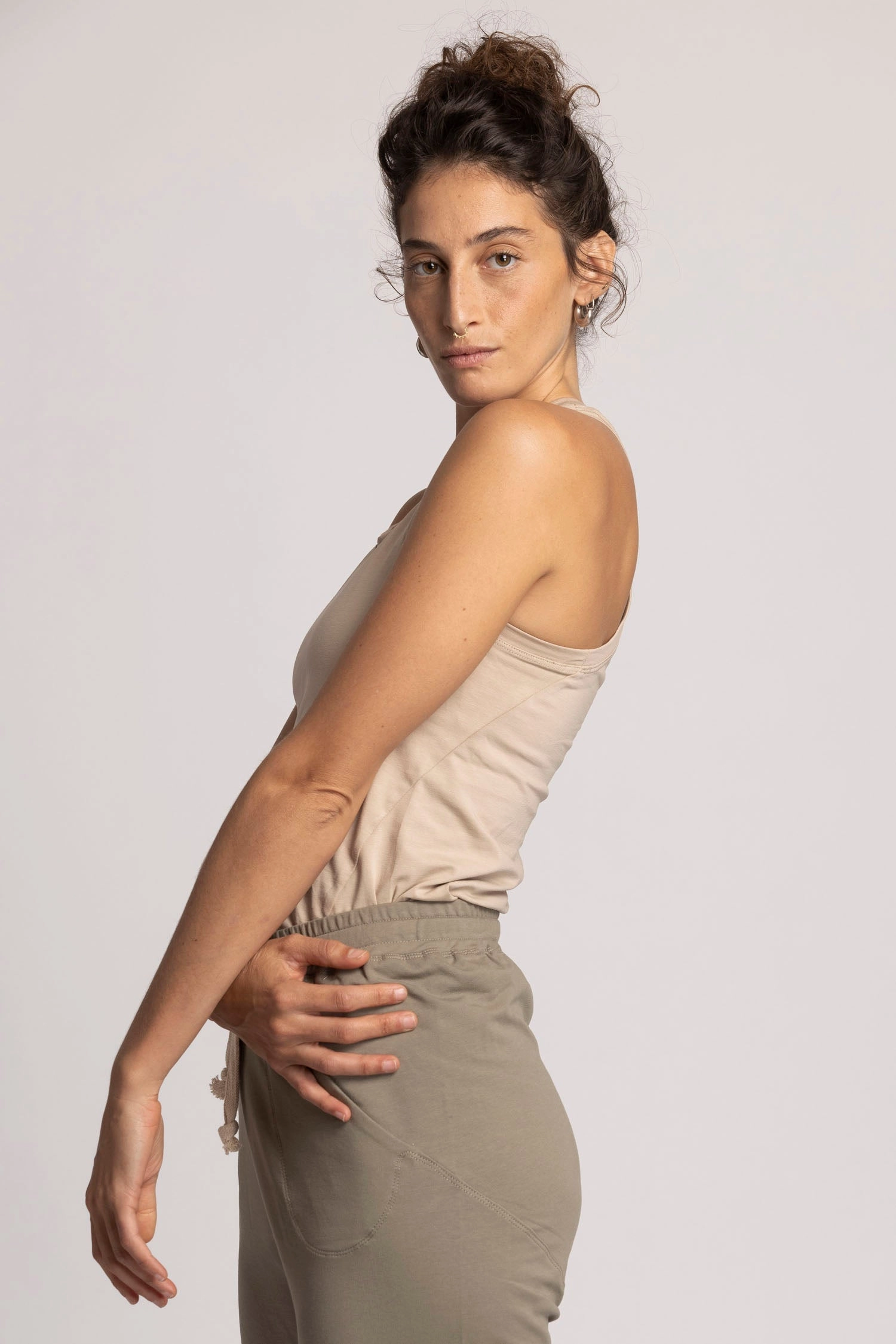 Organic Cotton Racer Tank Top
