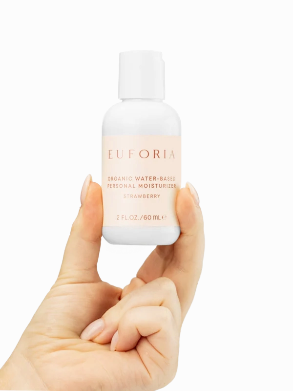 Organic Water-Based Personal Moisturizer - Strawberry - NEW!