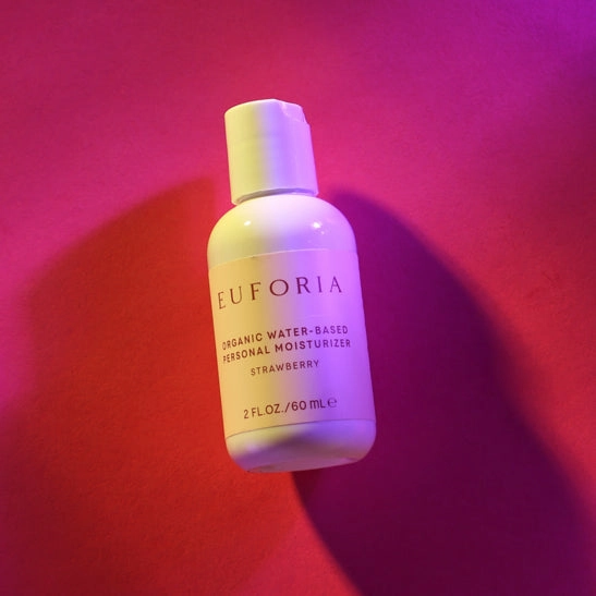 Organic Water-Based Personal Moisturizer - Strawberry - NEW!