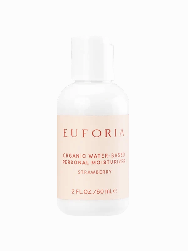 Organic Water-Based Personal Moisturizer - Strawberry - NEW!