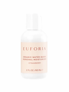 Organic Water-Based Personal Moisturizer - Strawberry - NEW!