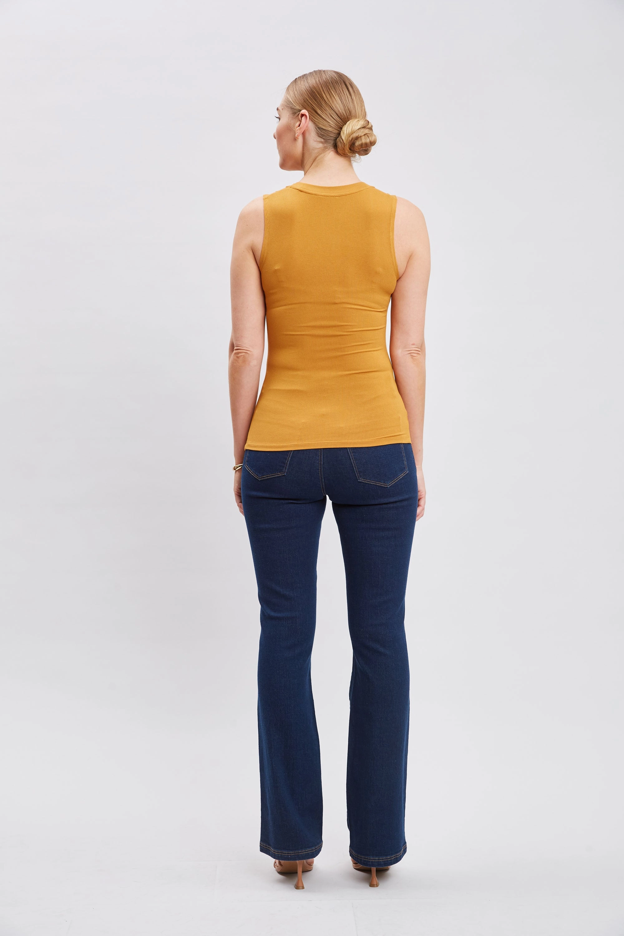 Rib Scoop Neck Knit