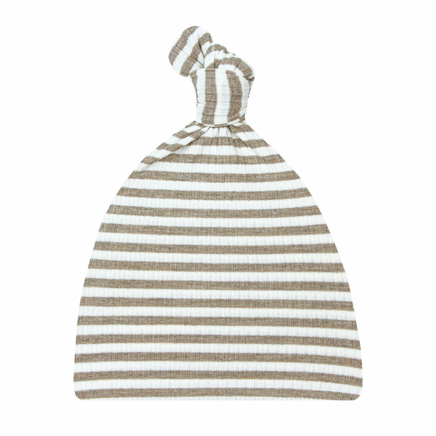 Ribbed Top Knot Hat
