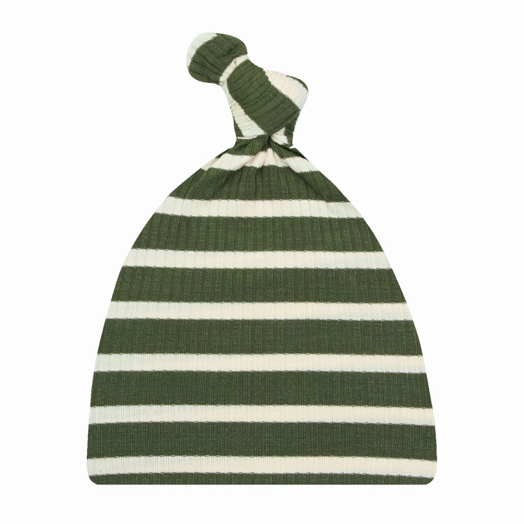 Ribbed Top Knot Hat
