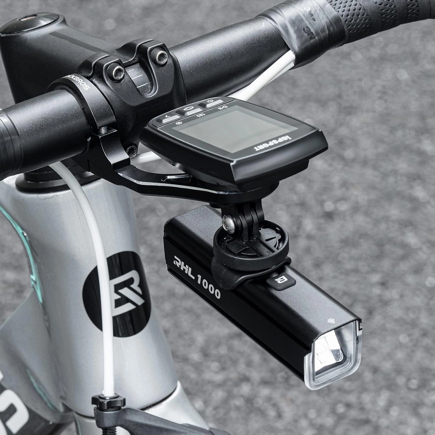 ROCKBROS Out Front Bike Mount Cycling Computer Mount Bike Handlebar 1.25''/ 31.8mm
