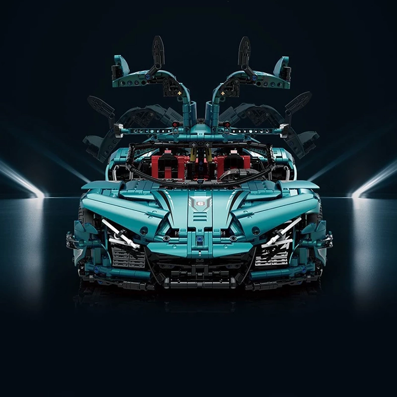 Satin Blue Intense Emotion Hypercar 3467pcs