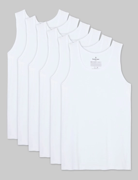 Second Skin Tank Modern Fit Undershirt (6-Pack)