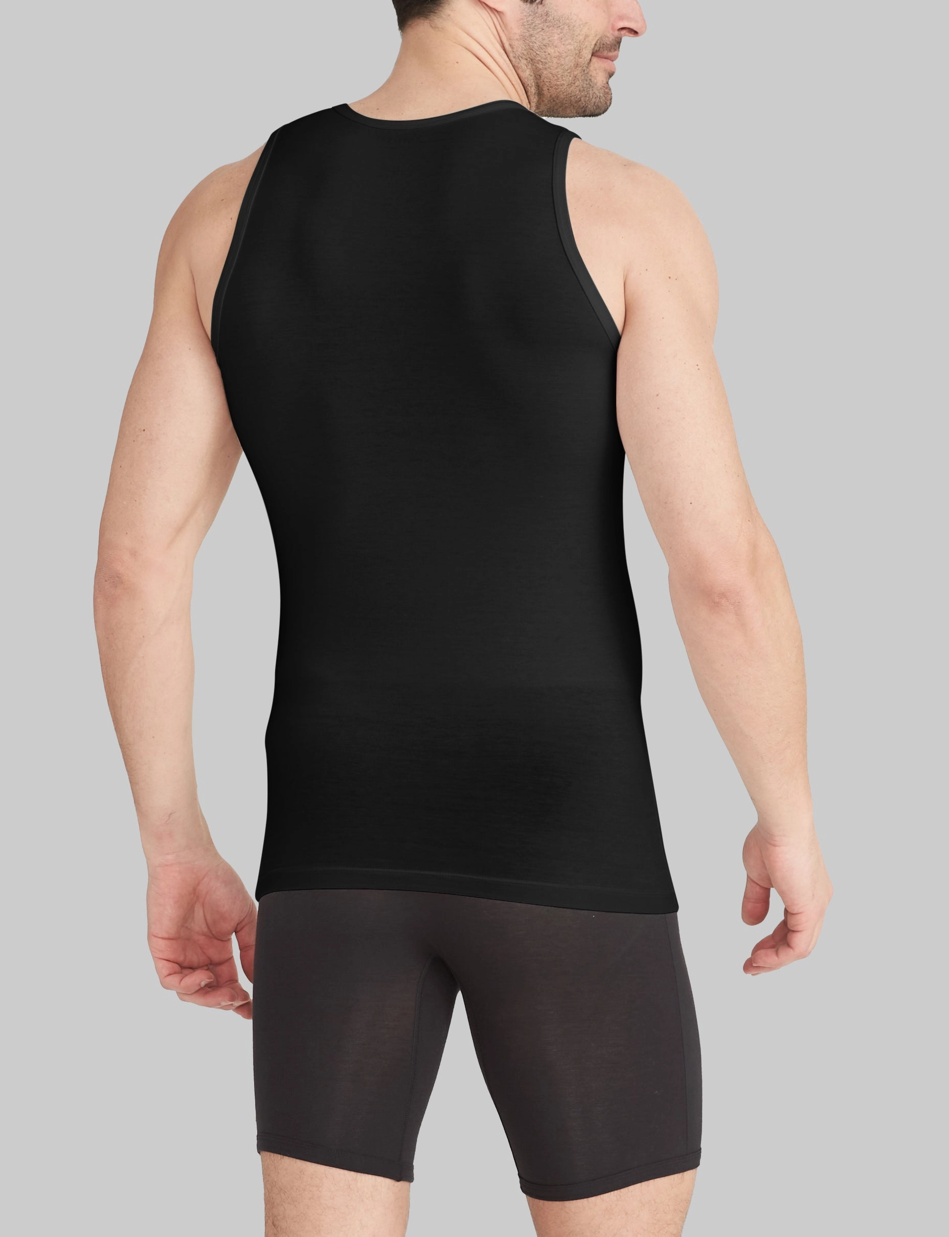 Second Skin Tank Stay-Tucked Undershirt (3-Pack)