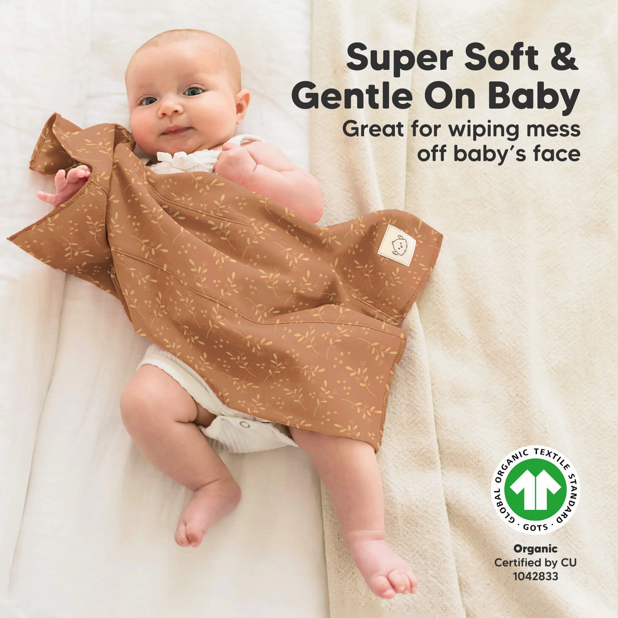 Shea Burp Cloths (Fall Spores)