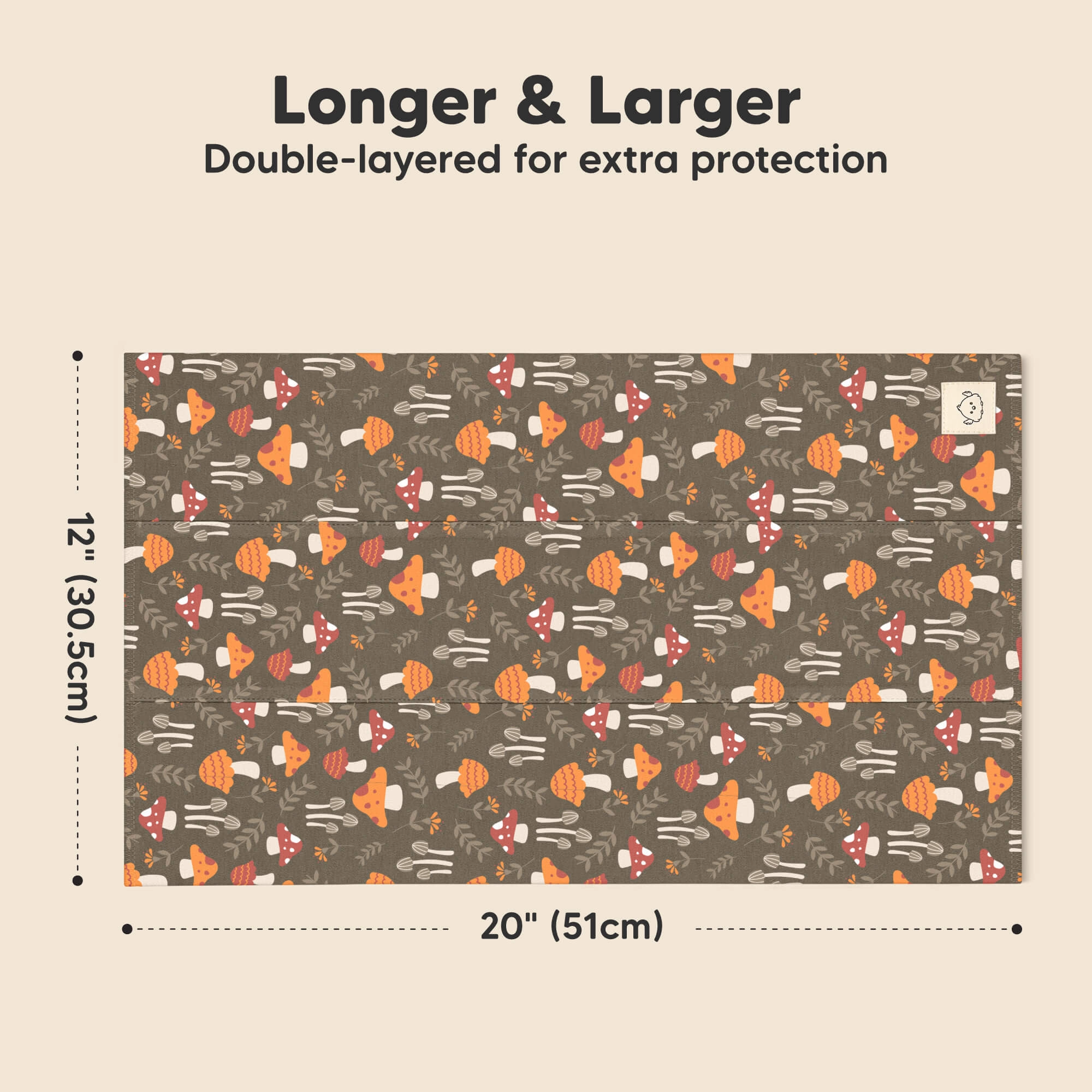 Shea Burp Cloths (Fall Spores)