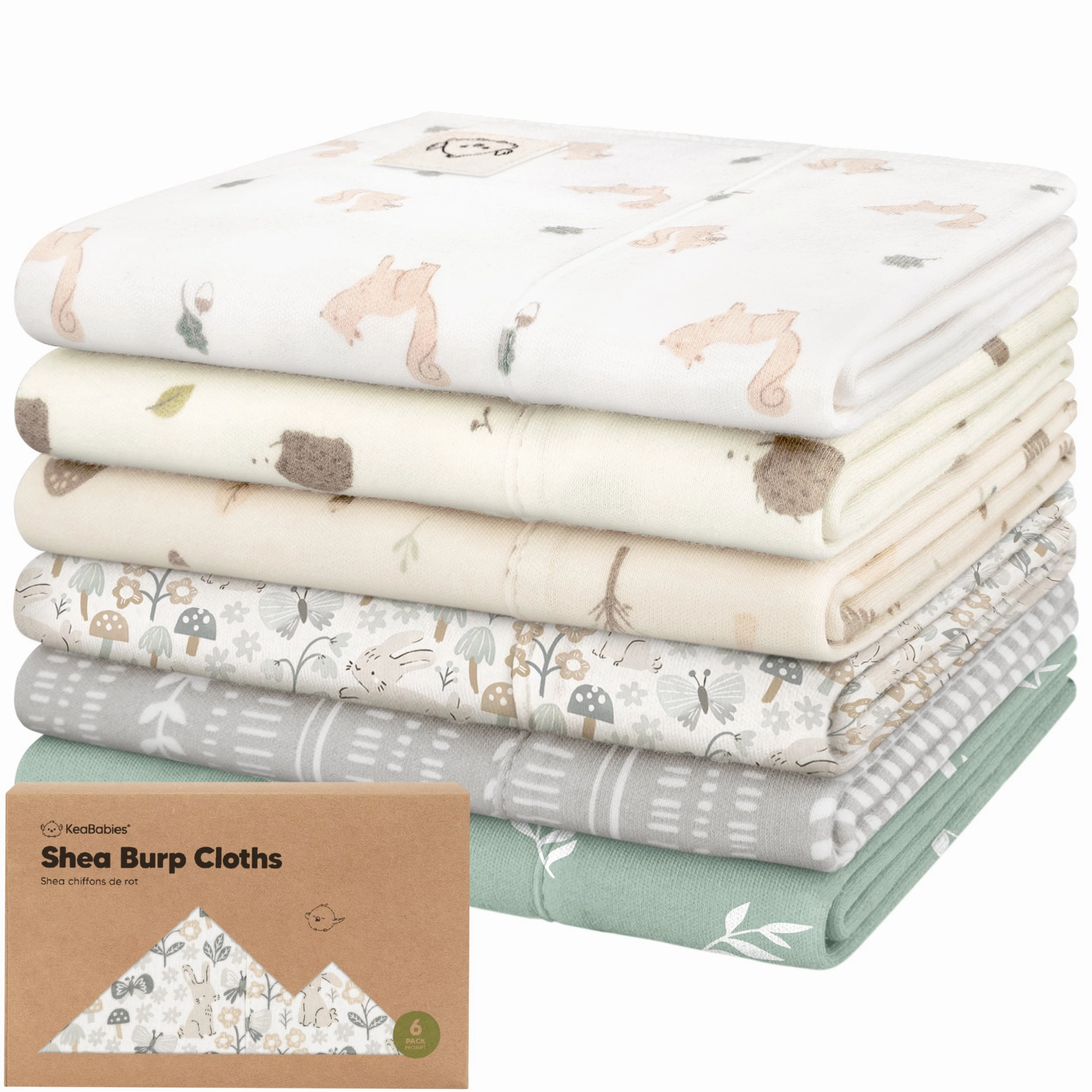 Shea Burp Cloths (Prairie)