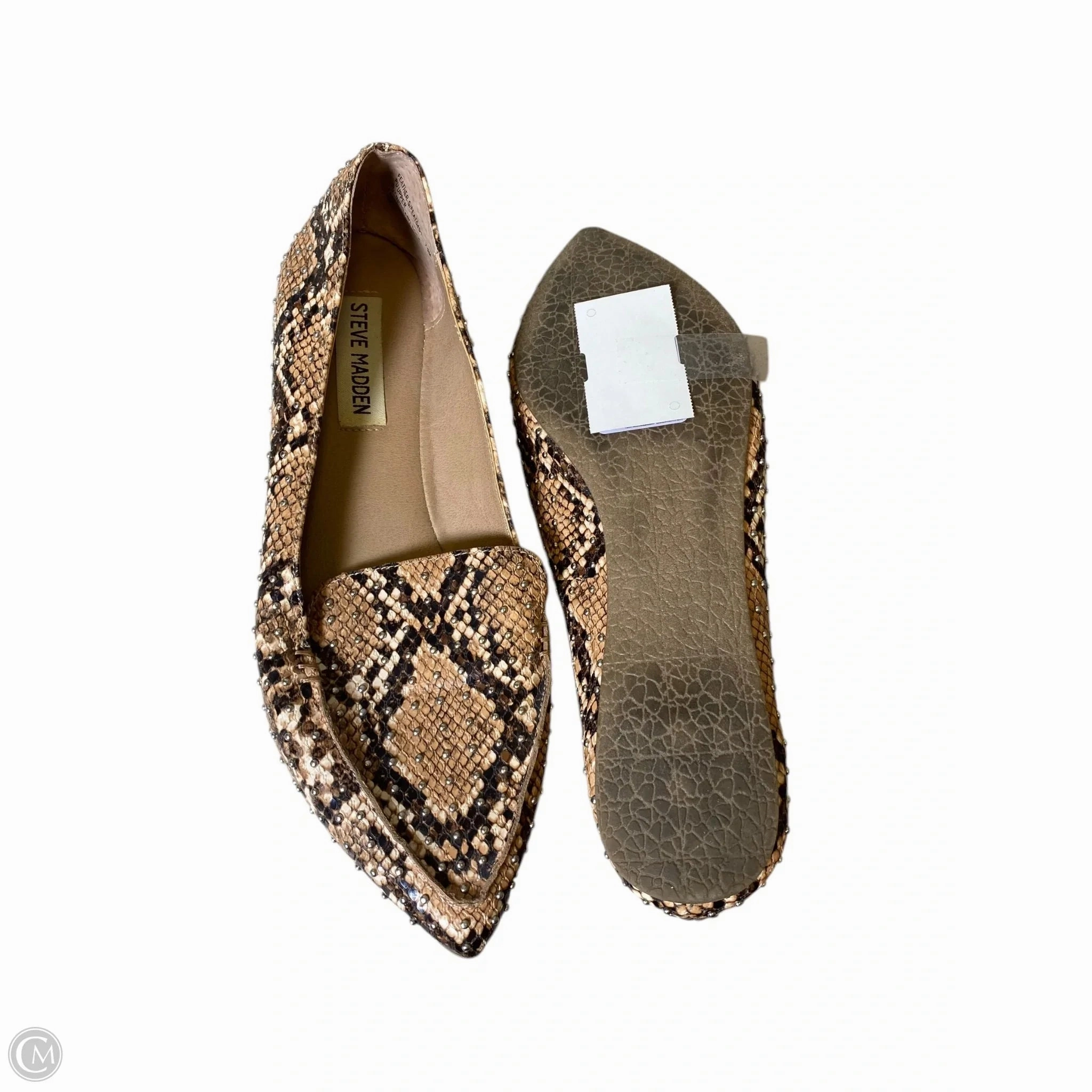 Shoes Flats By Steve Madden In Animal Print, Size: 7