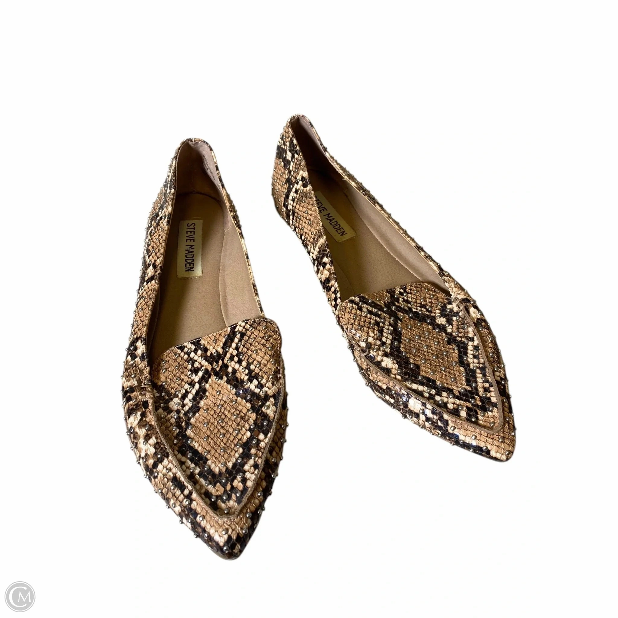 Shoes Flats By Steve Madden In Animal Print, Size: 7