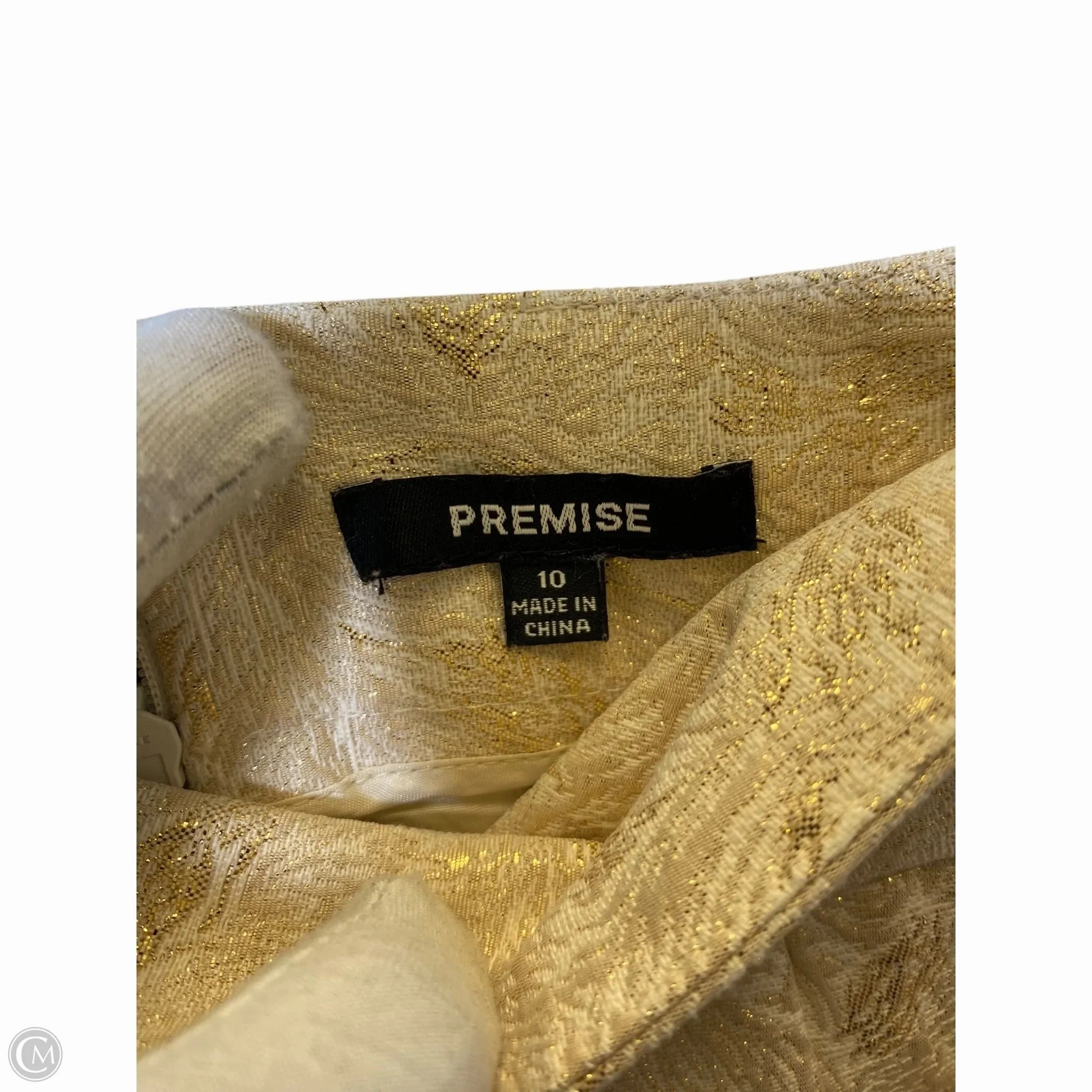 Skirt Midi By Premise In Gold, Size: M