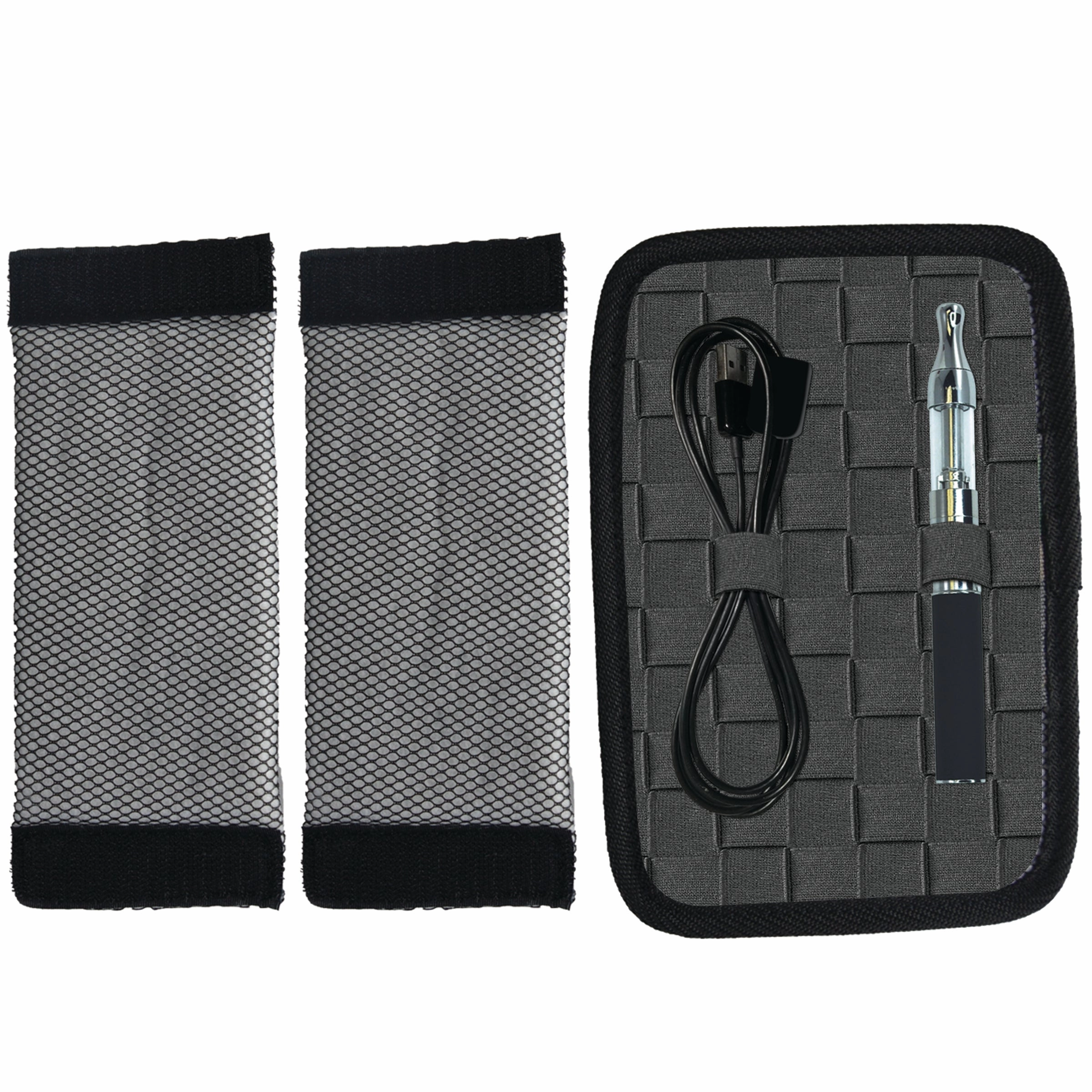 Smell Proof Canvas Lock Bag with Tool Organizer - 4 Pieces Per Retail Ready Display 22154