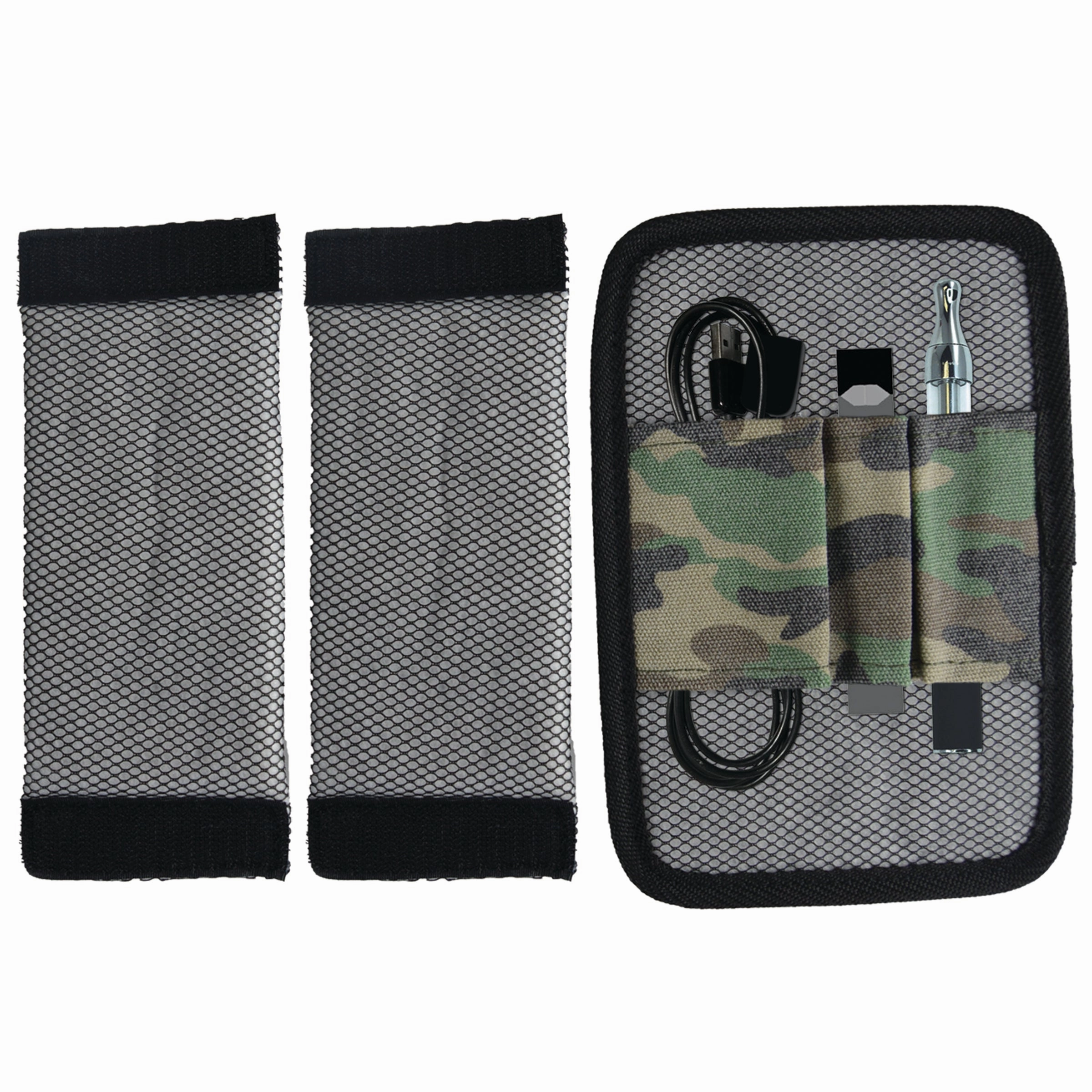 Smell Proof Canvas Lock Bag with Tool Organizer - 4 Pieces Per Retail Ready Display 22154