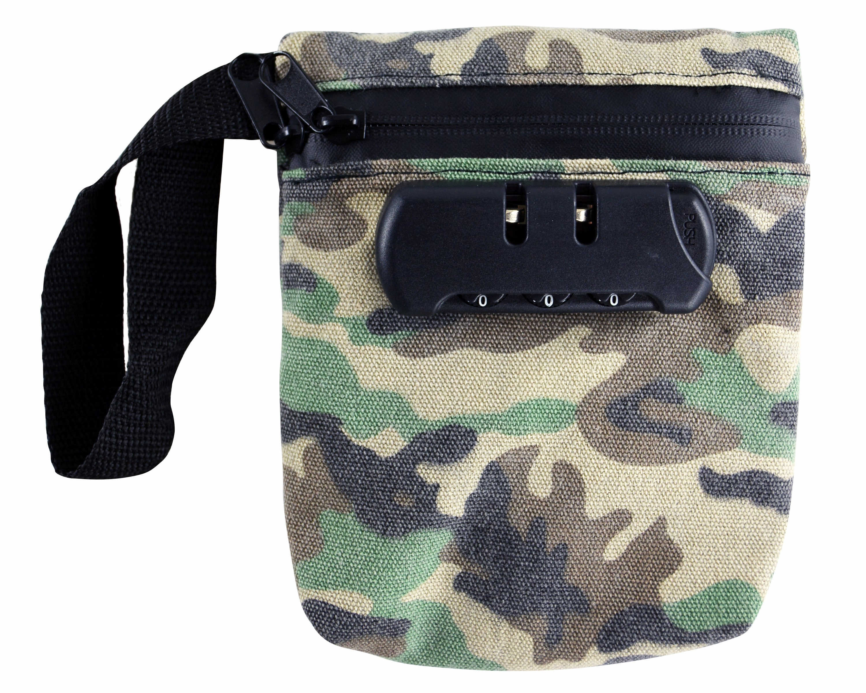 Smell Proof Canvas Locking Storage Bag - 6 Pieces Per Retail Ready Display 23221