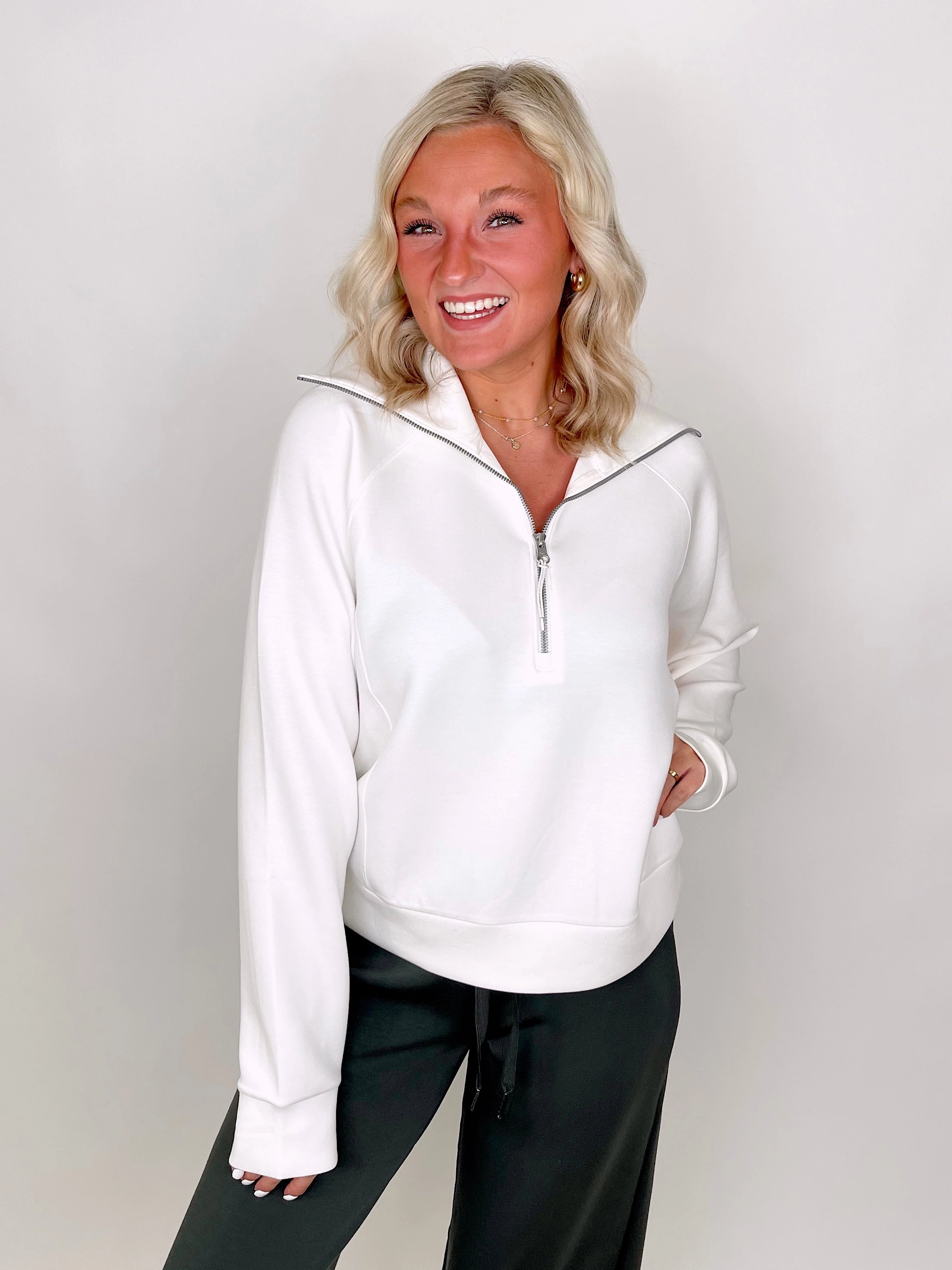 Spanx AirEssentials Half Zip