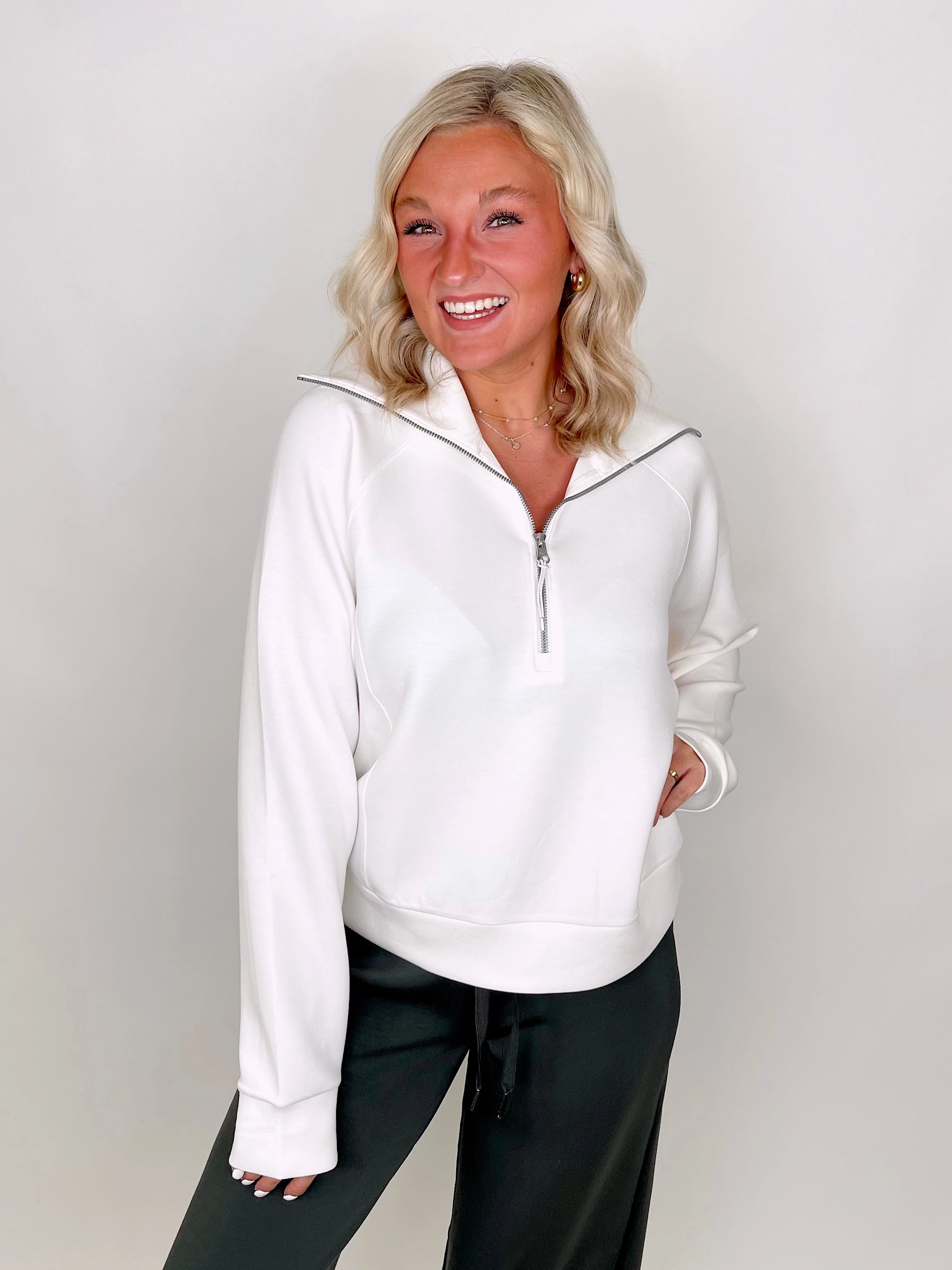 Spanx AirEssentials Half Zip