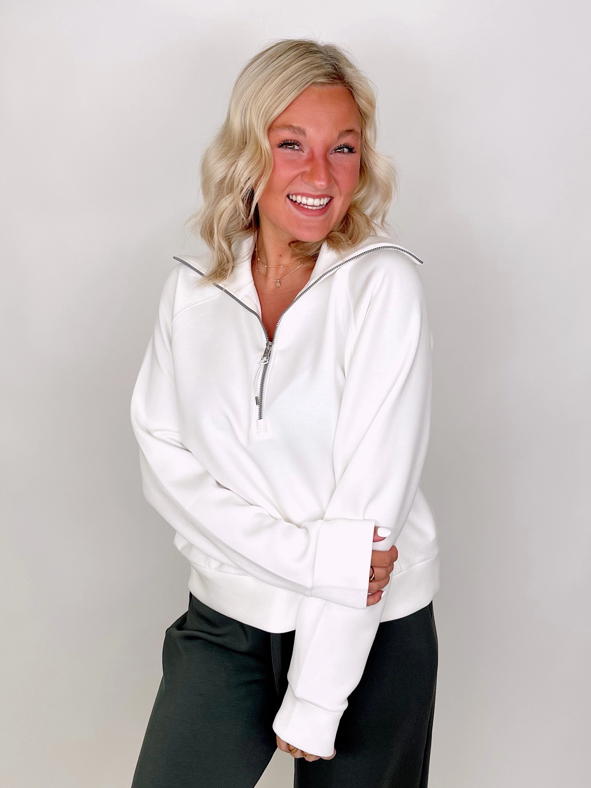 Spanx AirEssentials Half Zip