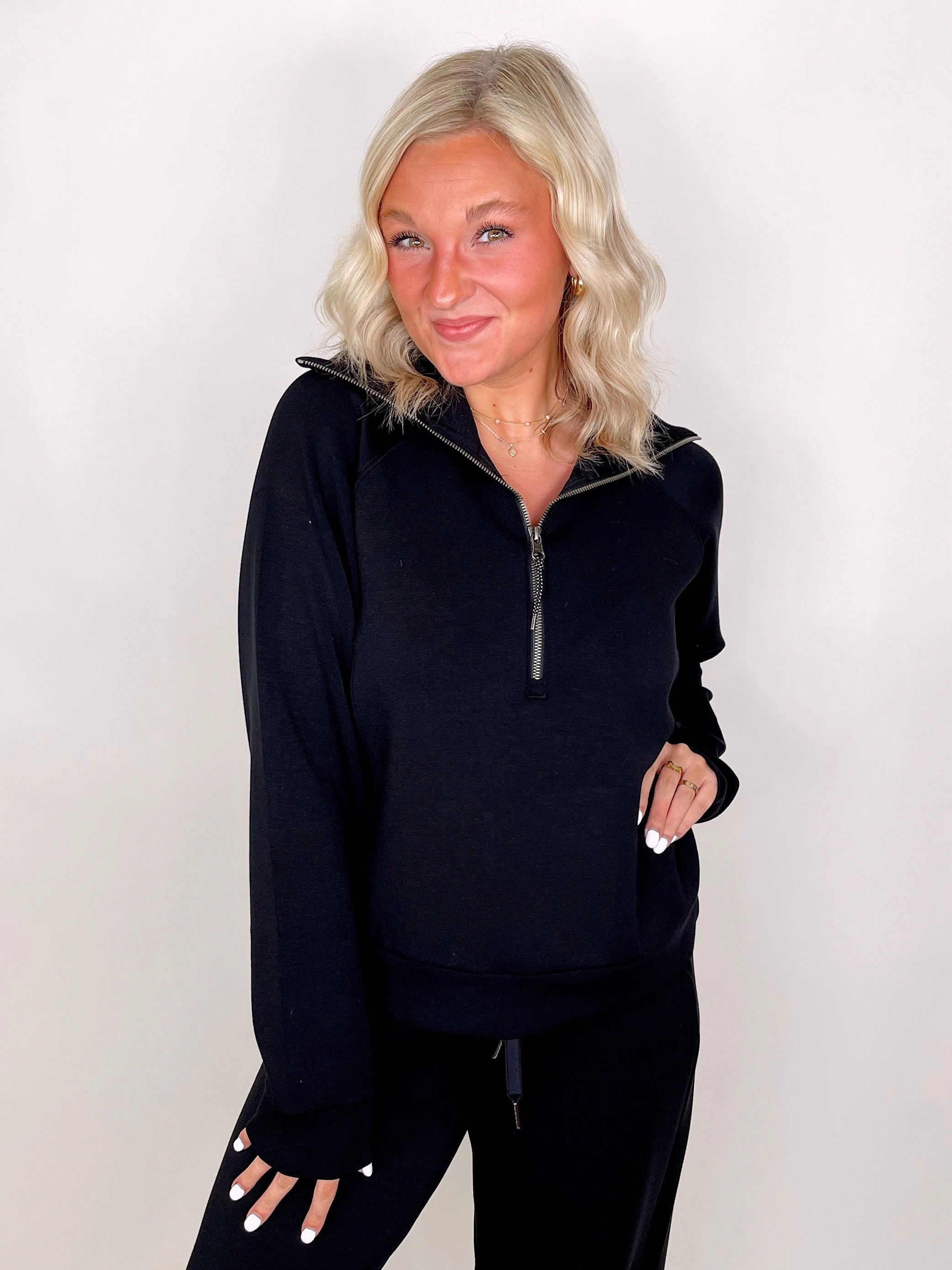 Spanx AirEssentials Half Zip