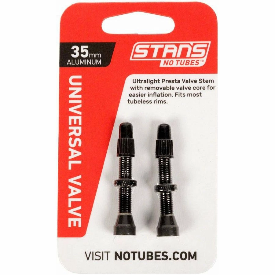 Stan's NoTubes Alloy Valve Stems - 35mm, Pair