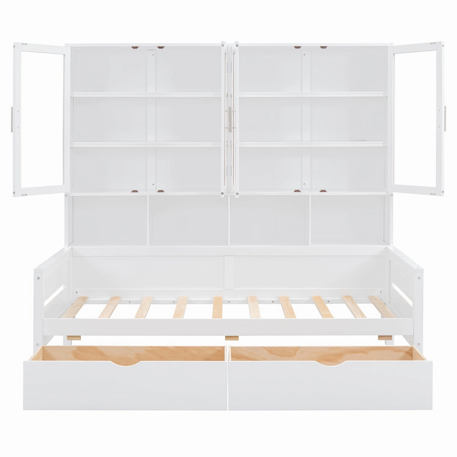 Streamdale Twin Daybed w/ Storage, LED & Shelves