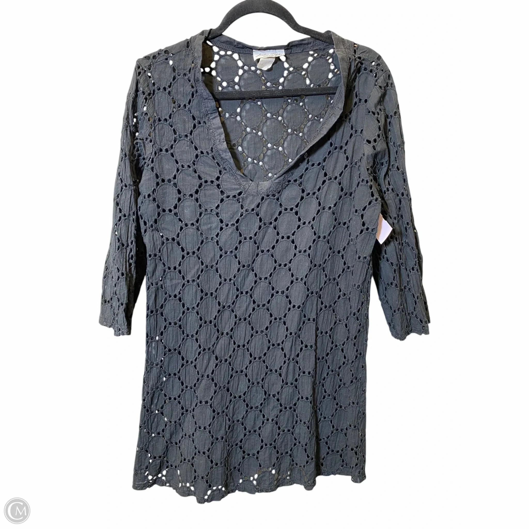 Swimwear Cover-up By Clothes Mentor In Black, Size: S