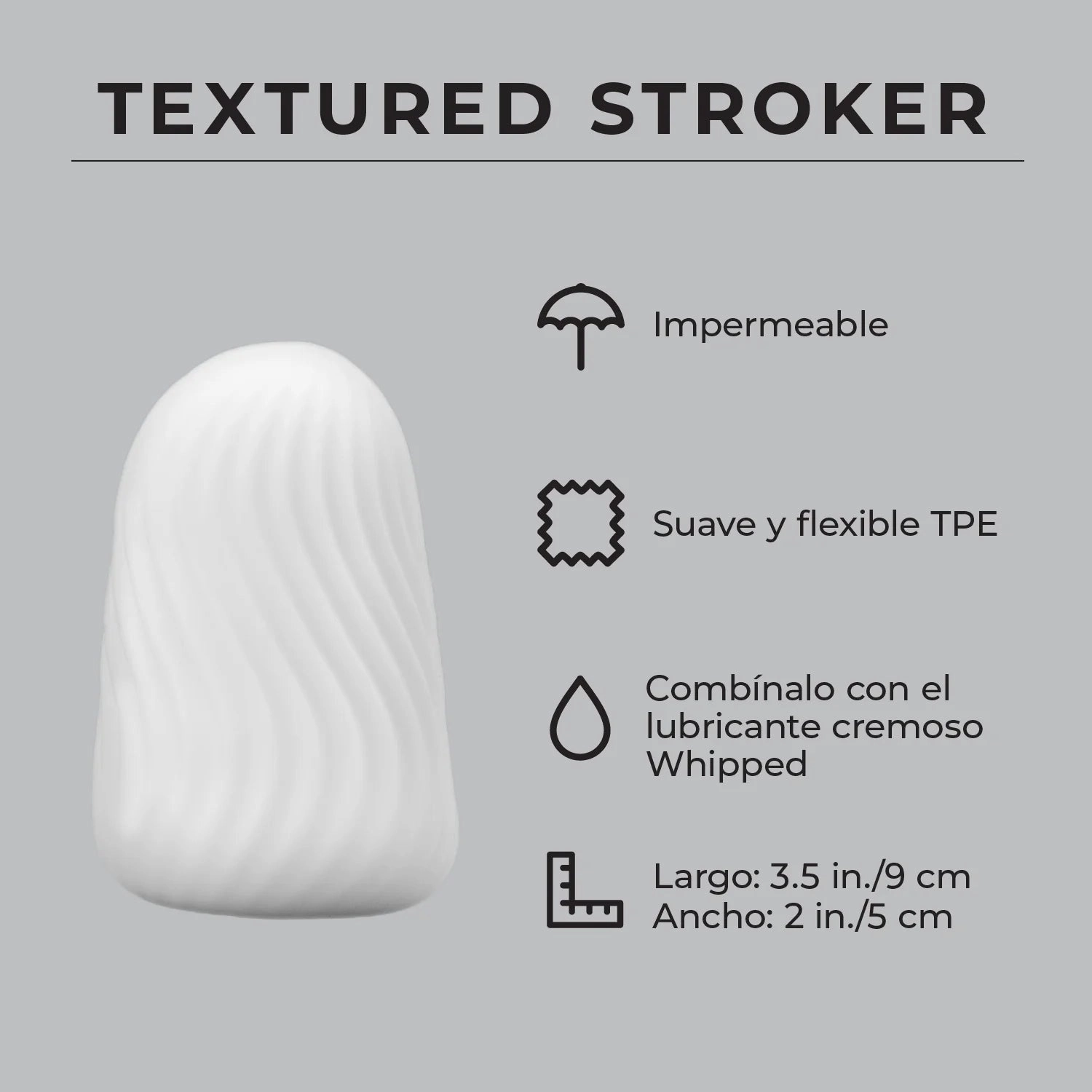 Textured Stroker - IN STOCK - 13 LEFT! - Pure Romance