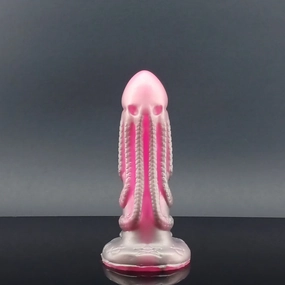 The Summoned One - Cthulhu Themed - Silver Wash over Pink - Small Size - 00-30 Firmness
