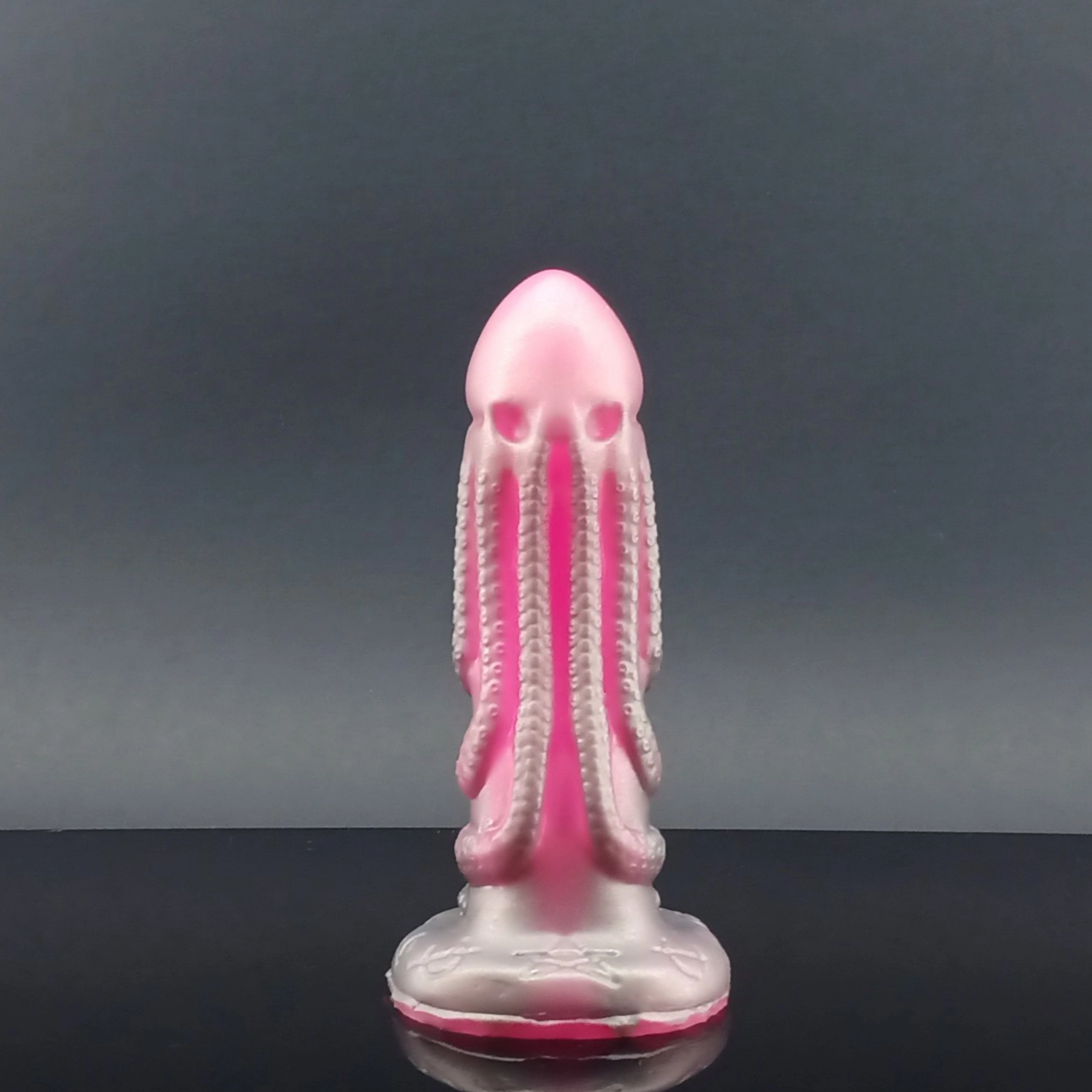 The Summoned One - Cthulhu Themed - Silver Wash over Pink - Small Size - 00-30 Firmness