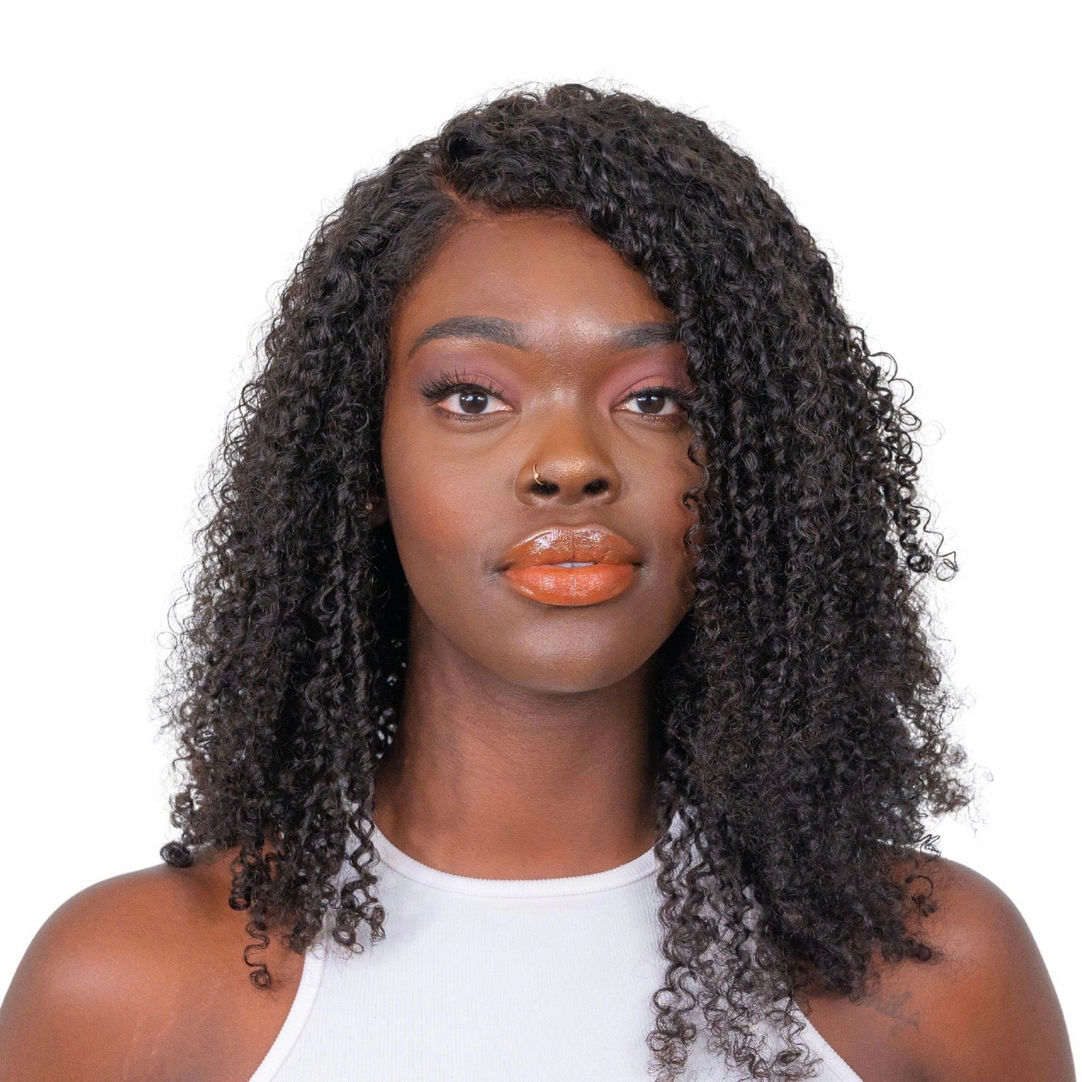 The UCHE - Glueless HD 13x6 Lace Front Wig Human Hair Afro Kinky Curly Pre Plucked 4c