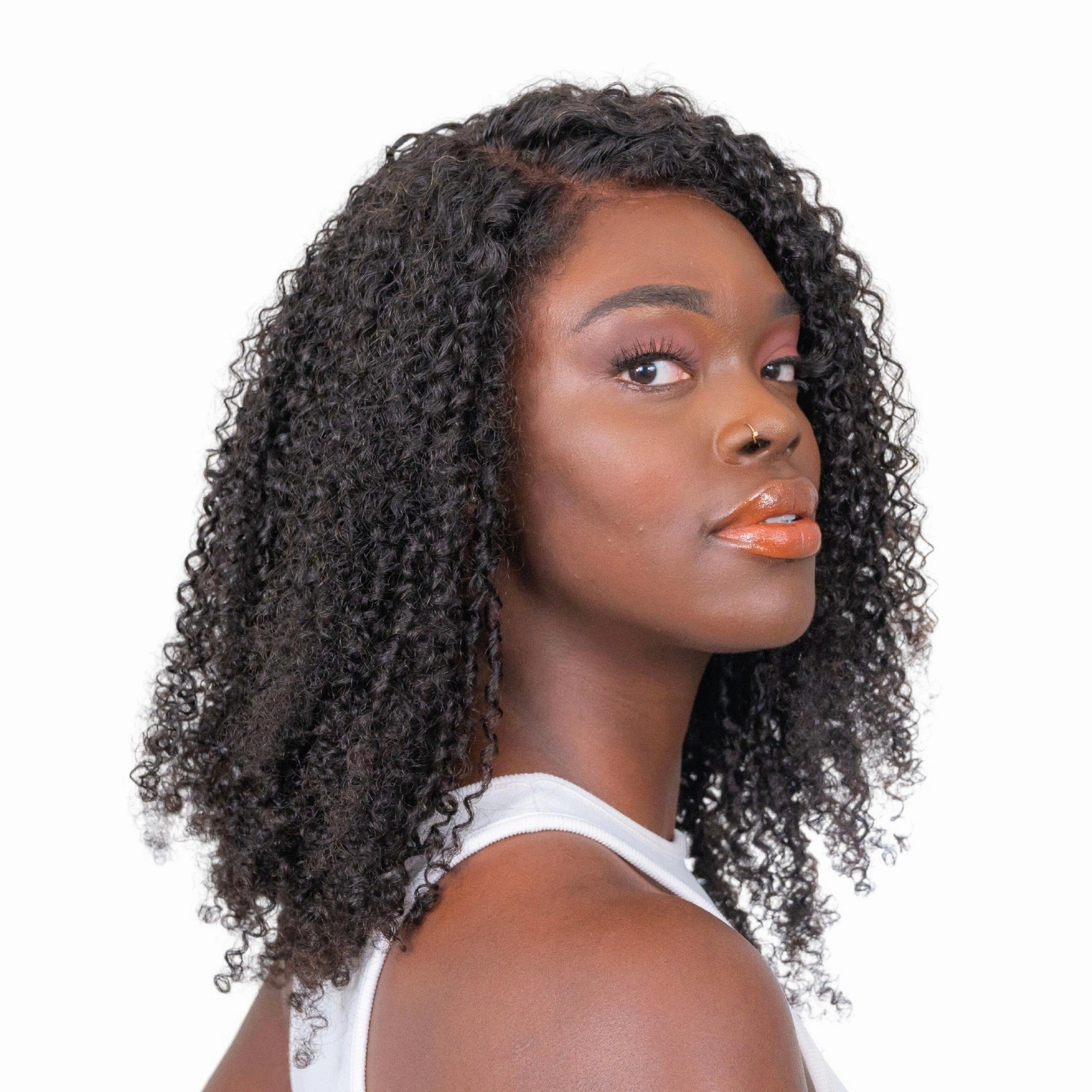 The UCHE - Glueless HD 13x6 Lace Front Wig Human Hair Afro Kinky Curly Pre Plucked 4c