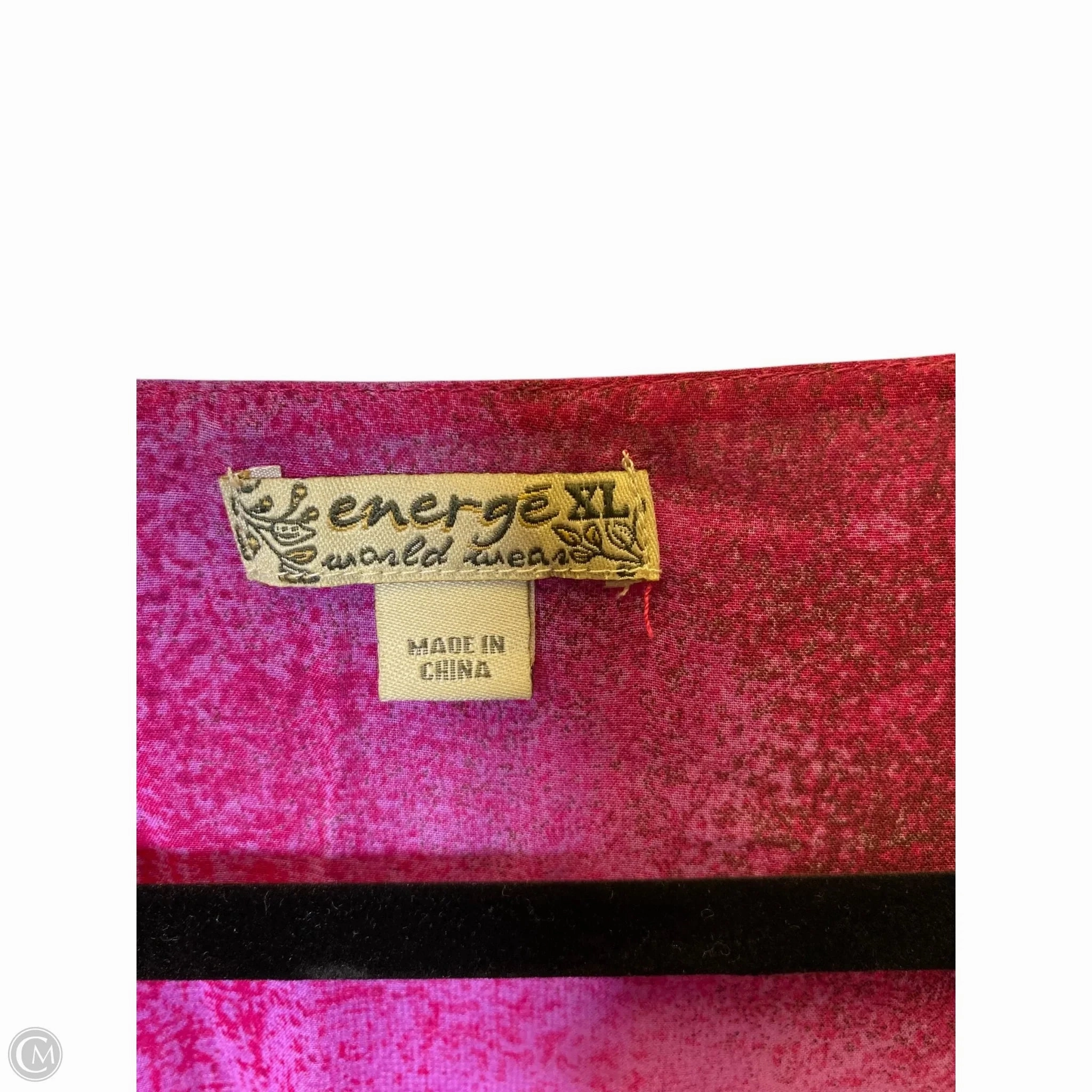 Top Short Sleeve By Clothes Mentor In Pink, Size: Xl