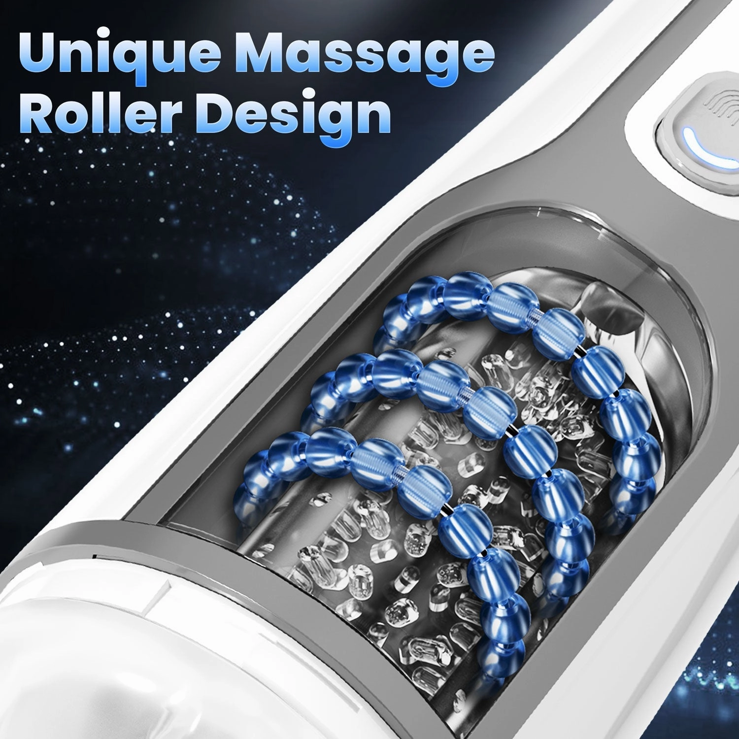 Valencia - Automatic Thrusting Male Masturbator with Massaging Beads