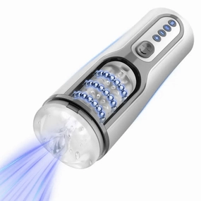 Valencia - Automatic Thrusting Male Masturbator with Massaging Beads