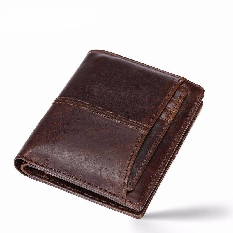 West Louis™ Leather Cowhide Money Bag Wallet