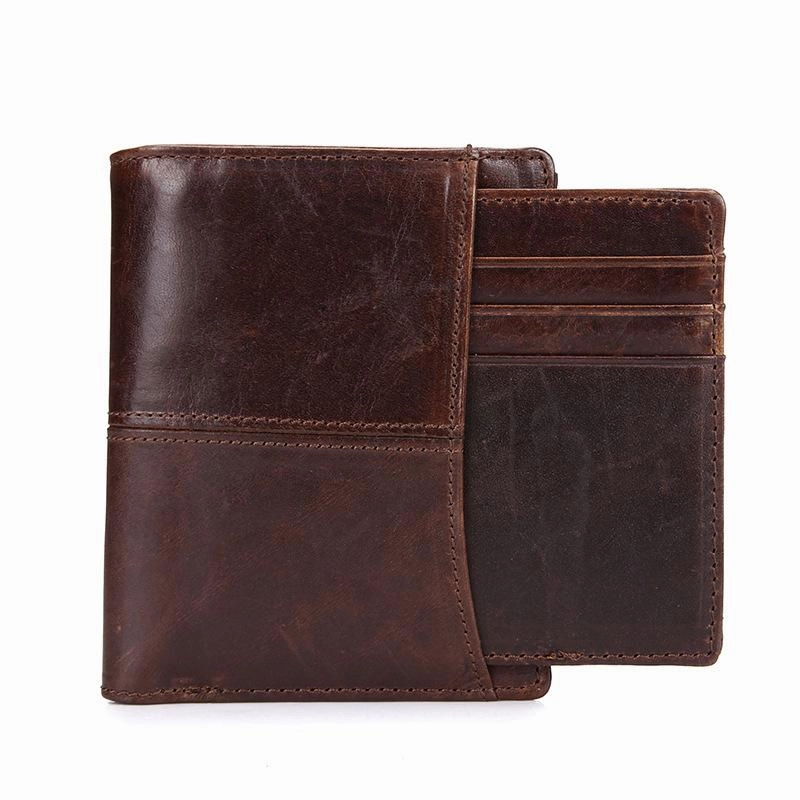 West Louis™ Leather Cowhide Money Bag Wallet