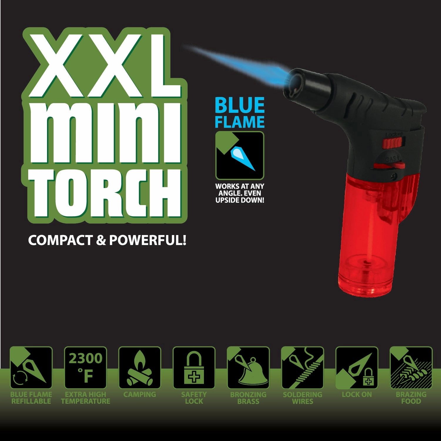XXL Thin Torch Lighter - 18 Pieces Per Retail Ready Display 24143