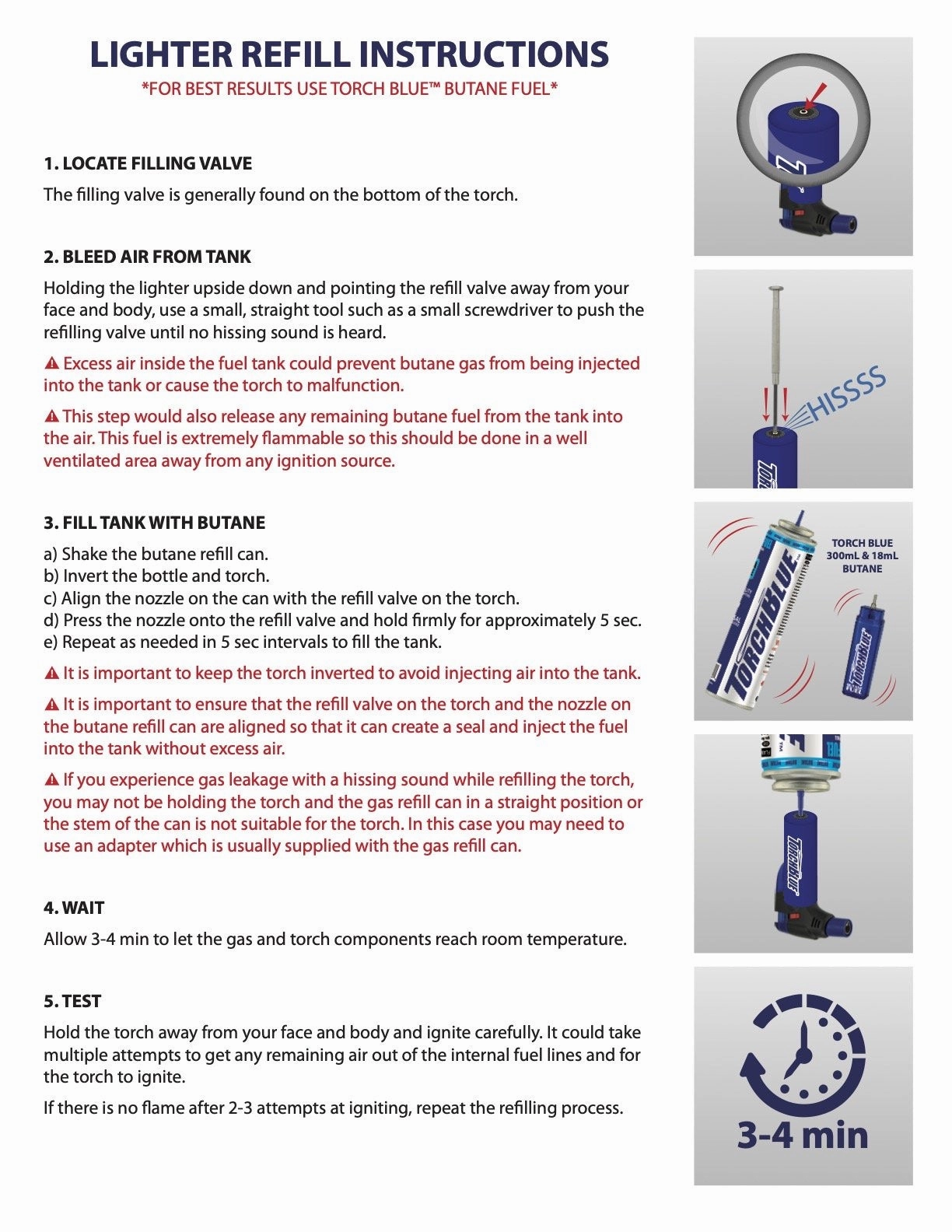 XXL Thin Torch Lighter - 18 Pieces Per Retail Ready Display 24143