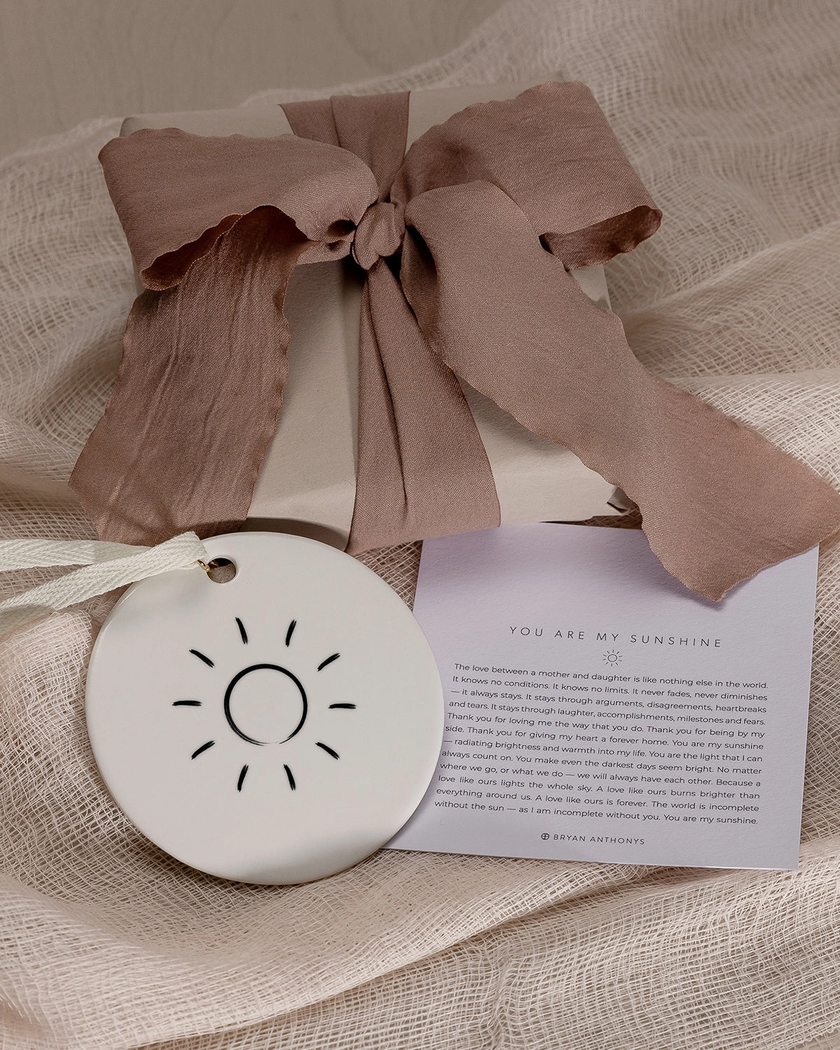 You Are My Sunshine Ceramic Icon Ornament
